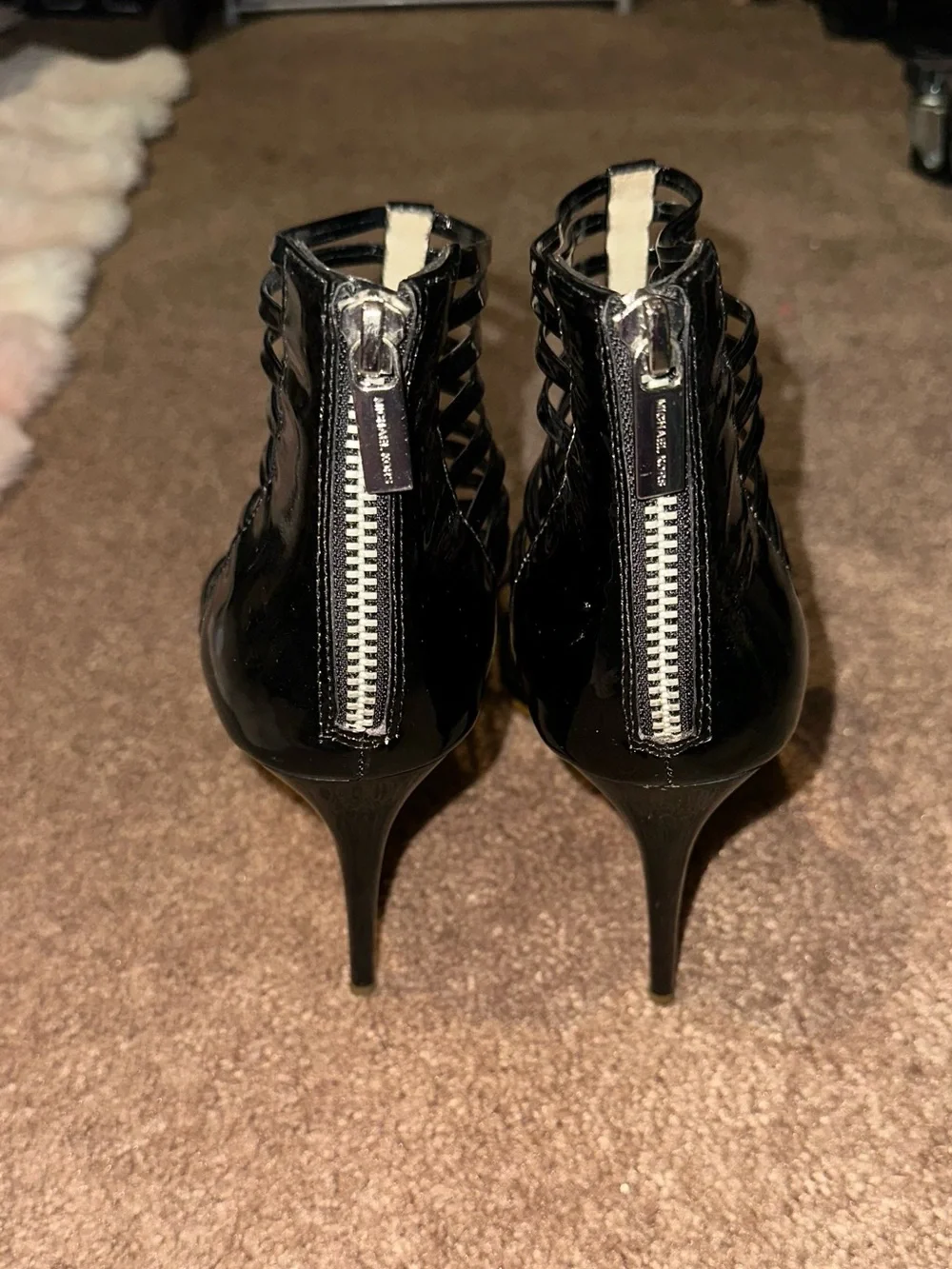 Michael Kors Black Strappy Gladiator Sandals